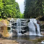 Enjoyharrachov - Atraktivni Slunny Klimatizovany 24 V Centru Harrachova Se Saunou, Parkovanim, Wifi-wlan, Sat, Herni Konzoli, Netflix Zdarma A Moznosti Dobijeni Auta Jen 150m Od Lanovky Appartement