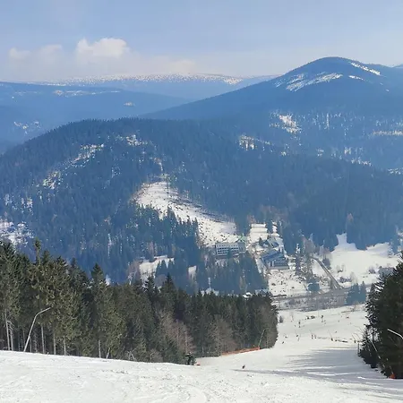 Enjoyharrachov - Atraktivni Slunny Klimatizovany 24 V Centru Harrachova S Velkou Terasou, Saunou, Parkovanim, Wifi-wlan, Sat, Herni Konzoli, Netflix Zdarma A Moznosti Dobijeni Auta Jen 150m Od Lanovky