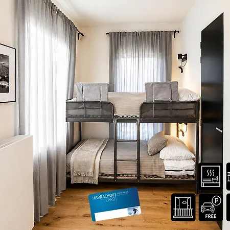 Daire Enjoyharrachov - Atraktivni Slunny Klimatizovany 24 V Centru Harrachova S Velkou Terasou, Saunou, Parkovanim, Wifi-wlan, Sat, Herni Konzoli, Netflix Zdarma A Moznosti Dobijeni Auta Jen 150m Od Lanovky *