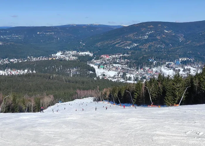 Enjoyharrachov - Atraktivni Slunny Klimatizovany 24 V Centru Harrachova Se Saunou, Parkovanim, Wifi-wlan, Sat, Herni Konzoli, Netflix Zdarma A Moznosti Dobijeni Auta Jen 150m Od Lanovky *
