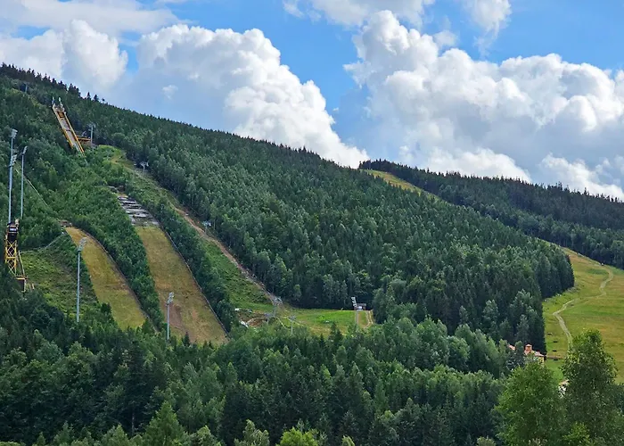 Διαμέρισμα Enjoyharrachov - Atraktivni Slunny Klimatizovany 24 V Centru Harrachova Se Saunou, Parkovanim, Wifi-wlan, Sat, Herni Konzoli, Netflix Zdarma A Moznosti Dobijeni Auta Jen 150m Od Lanovky