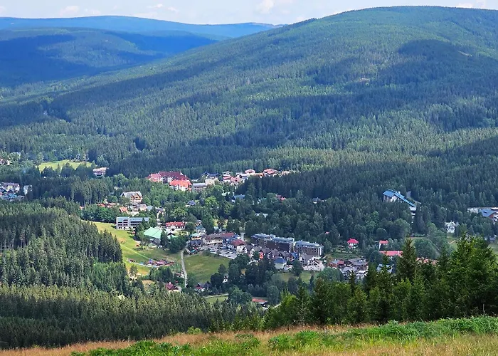 Enjoyharrachov - Atraktivni Slunny Klimatizovany 24 V Centru Harrachova Se Saunou, Parkovanim, Wifi-wlan, Sat, Herni Konzoli, Netflix Zdarma A Moznosti Dobijeni Auta Jen 150m Od Lanovky *