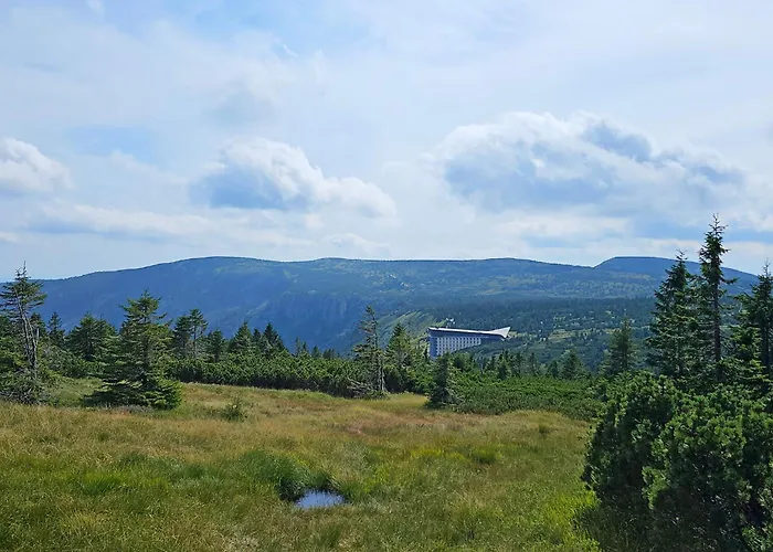 Enjoyharrachov - Atraktivni Slunny Klimatizovany 24 V Centru Harrachova Se Saunou, Parkovanim, Wifi-wlan, Sat, Herni Konzoli, Netflix Zdarma A Moznosti Dobijeni Auta Jen 150m Od Lanovky * Harrachov