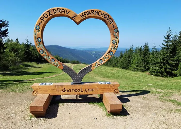 Enjoyharrachov - Atraktivni Slunny Klimatizovany 24 V Centru Harrachova Se Saunou, Parkovanim, Wifi-wlan, Sat, Herni Konzoli, Netflix Zdarma A Moznosti Dobijeni Auta Jen 150m Od Lanovky Διαμέρισμα Harrachov