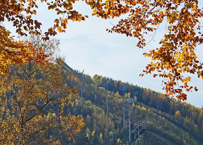 Enjoyharrachov - Atraktivni Slunny Klimatizovany 24 V Centru Harrachova Se Saunou, Parkovanim, Wifi-wlan, Sat, Herni Konzoli, Netflix Zdarma A Moznosti Dobijeni Auta Jen 150m Od Lanovky Διαμέρισμα *